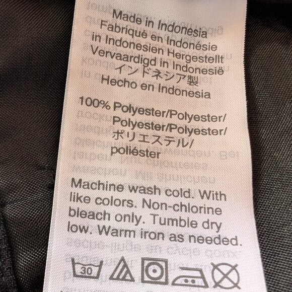 MADEWELL Drapey PAPERBAG pants Sz 10 BELT to tie 100% polyester (crepe) STUNNING - Picture 12 of 13